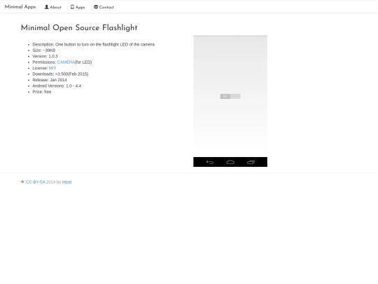 app-flashlight screenshot
