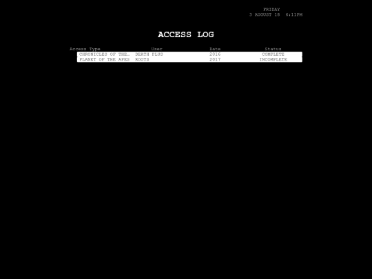 security screenshot