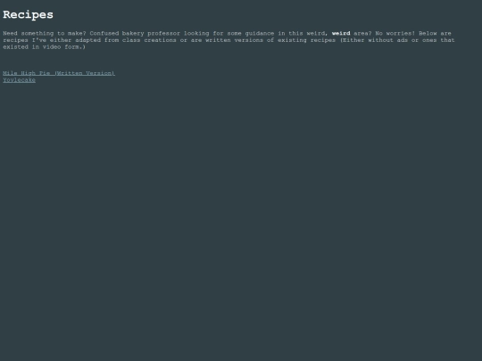 recipehomepage screenshot