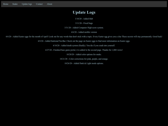updatelogs screenshot