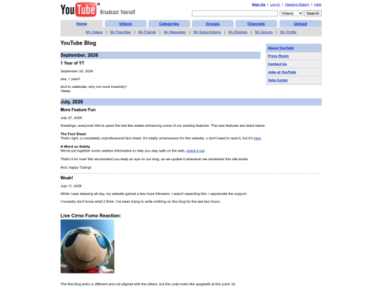 blog screenshot