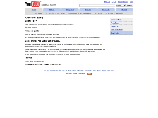 t/safety screenshot