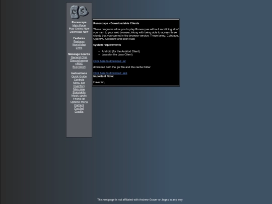 downloadpage screenshot