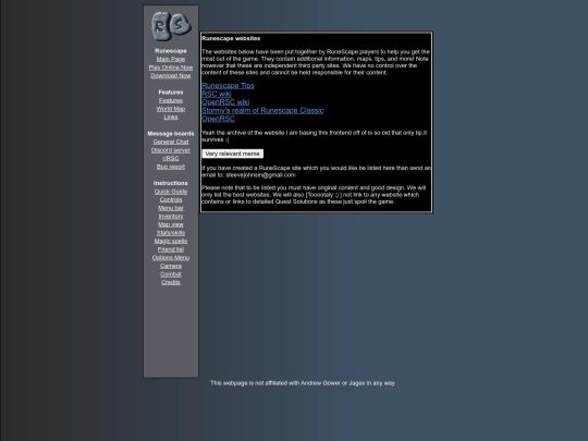 linkspage screenshot