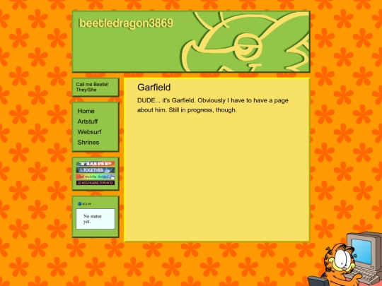 garfield screenshot