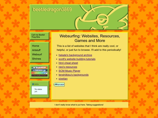 websurfing screenshot