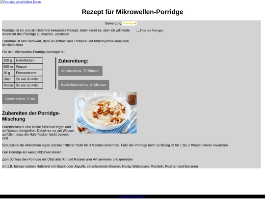 MikrowllenPorridge screenshot