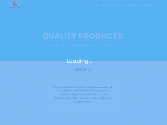 summer_rain_site screenshot
