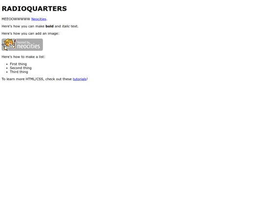 index screenshot