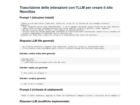 conversazioni screenshot