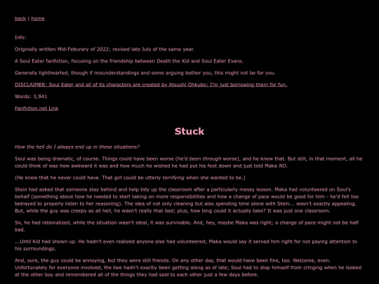 writing/stuck screenshot