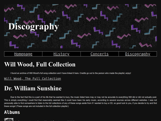 discography screenshot