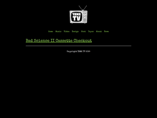Checkout/BadSciecnce2 Shipping screenshot