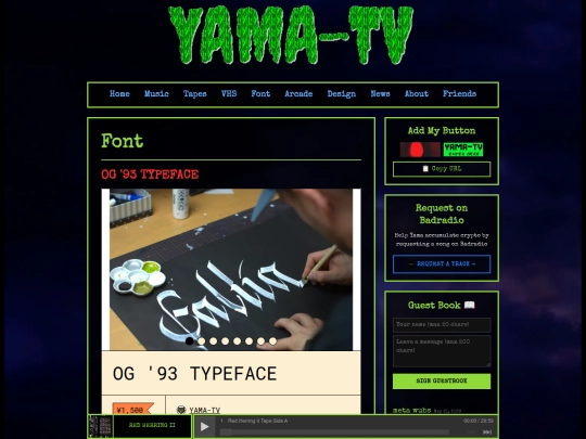 font screenshot