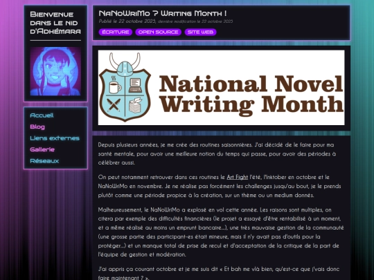 blog/article/2025-10-22-nanowrimo-writing-month screenshot