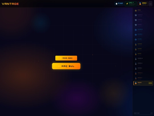 games/vantage screenshot