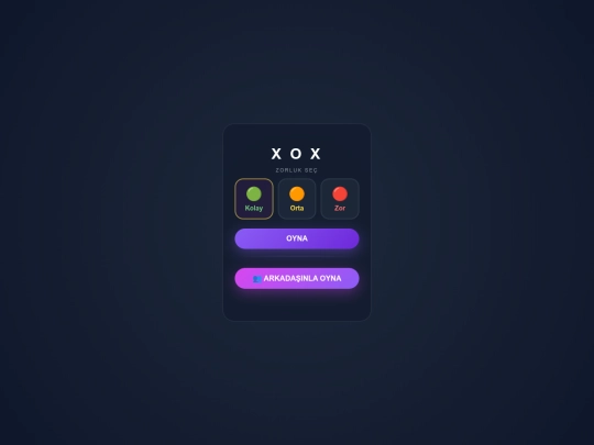 games/xox screenshot
