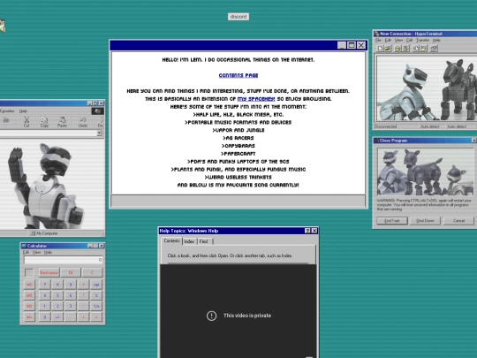 index screenshot