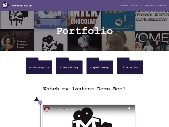 portfolio screenshot