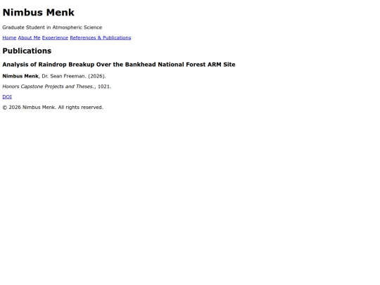 publications screenshot
