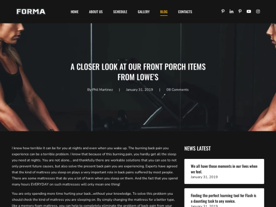 blog-single screenshot