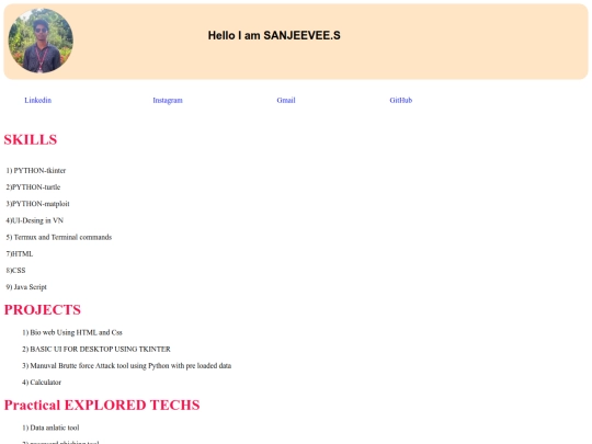 index screenshot