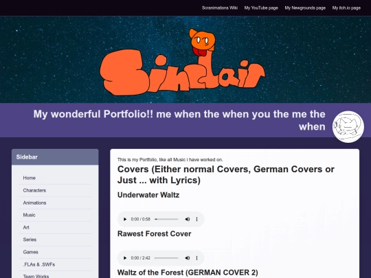portfoliomusic screenshot
