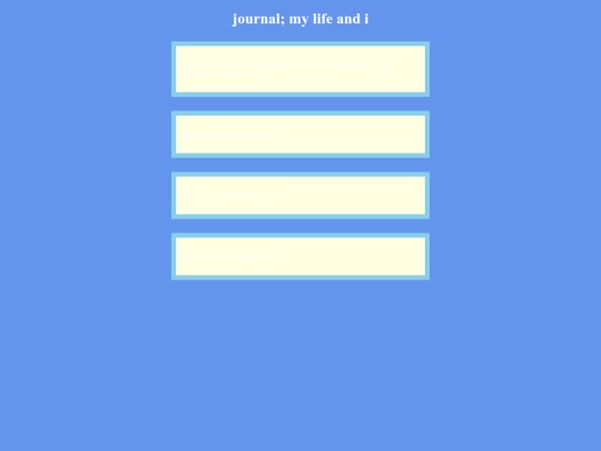 journal screenshot