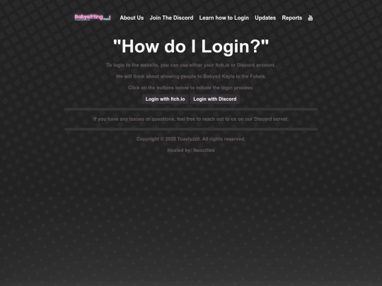 Login screenshot
