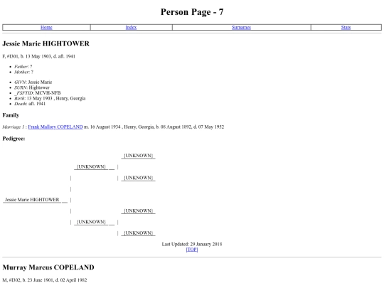FamilyTree/p7 screenshot
