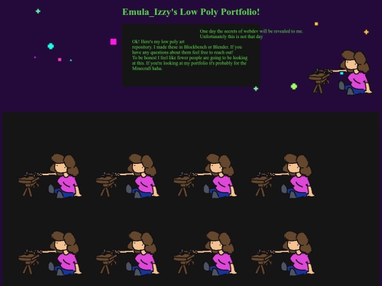 low_poly_portfolio screenshot
