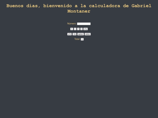 calculadora/calculadora screenshot