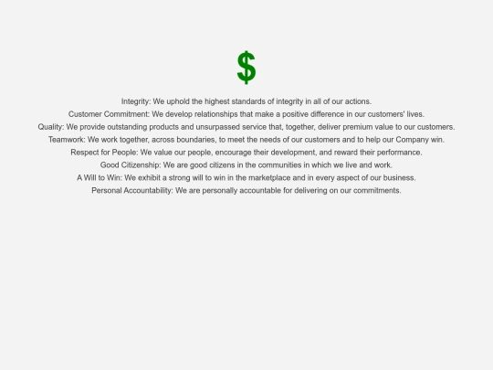 about/core-value screenshot