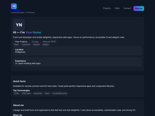 portfolio screenshot