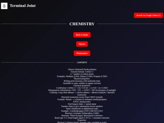 chemistry screenshot