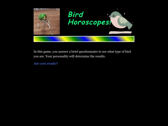 Bird Horroscopes(2) screenshot