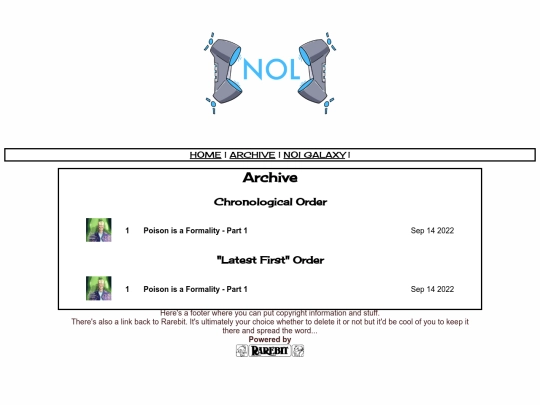 archive screenshot