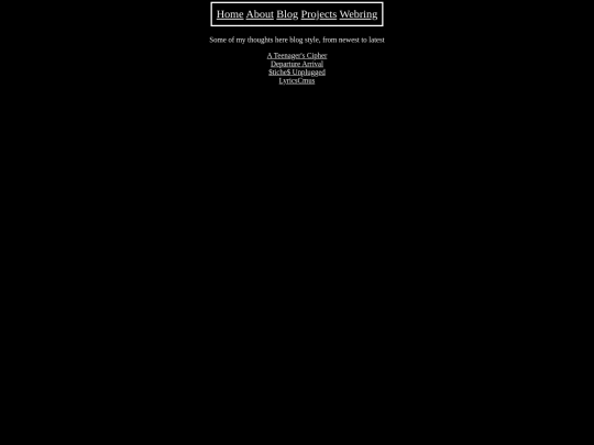 blog screenshot