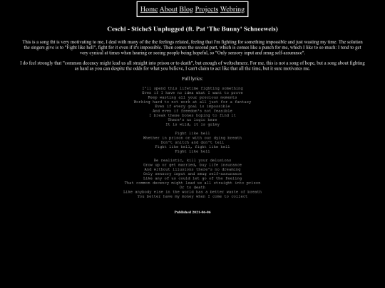 blog/stichesunplugged screenshot