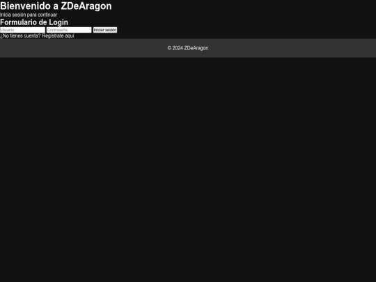 login screenshot
