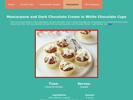 mascarpone screenshot