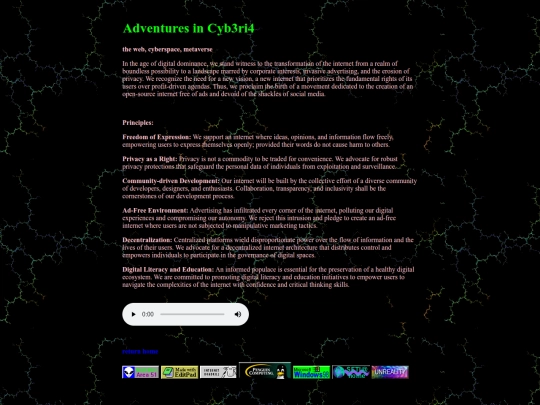 theweb screenshot