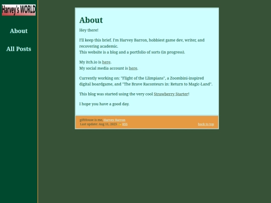 info/about screenshot