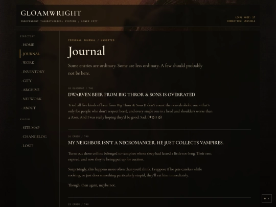 blog screenshot