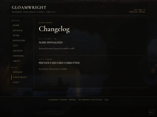 changelog screenshot