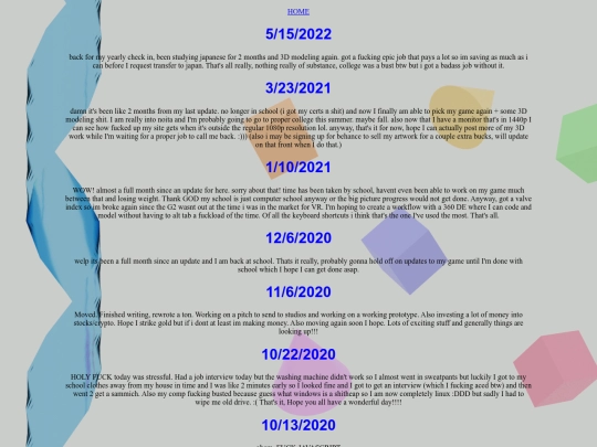 blog screenshot