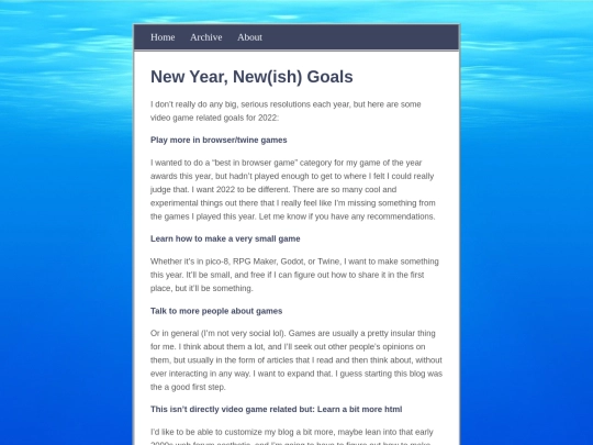 posts/2022-01-02-New-Year-Newish-Goals screenshot