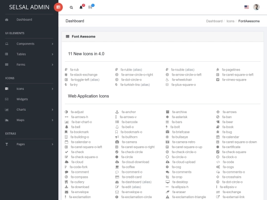 dashbored/font-fontawesome screenshot