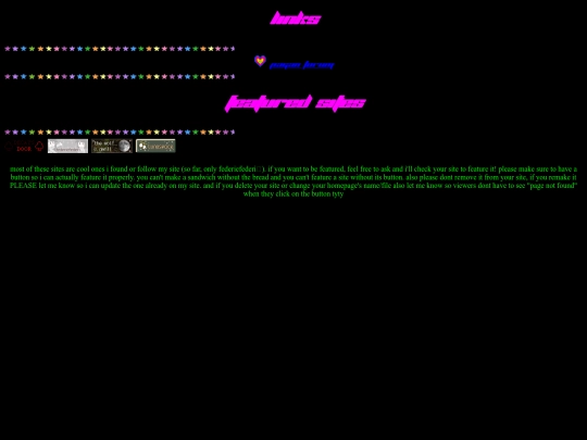 links screenshot