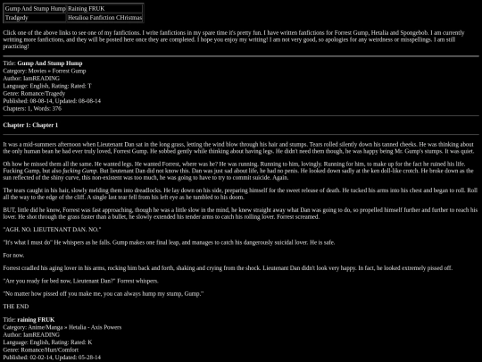fanfic screenshot